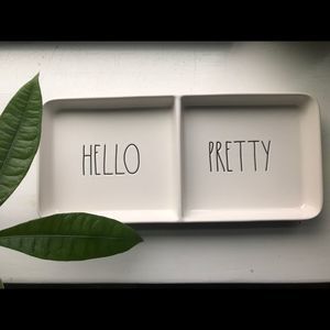 Rae Dunn HELLO PRETTY tray